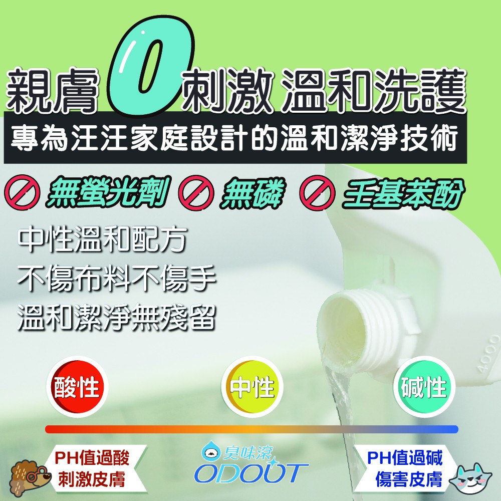 【ODOUT 臭味滾】洗衣精 (狗家庭適用)-細節圖8