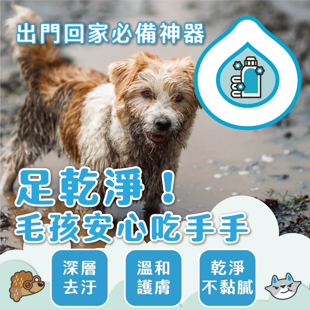 【ODOUT 臭味滾】寵物腳底清潔慕斯-細節圖2