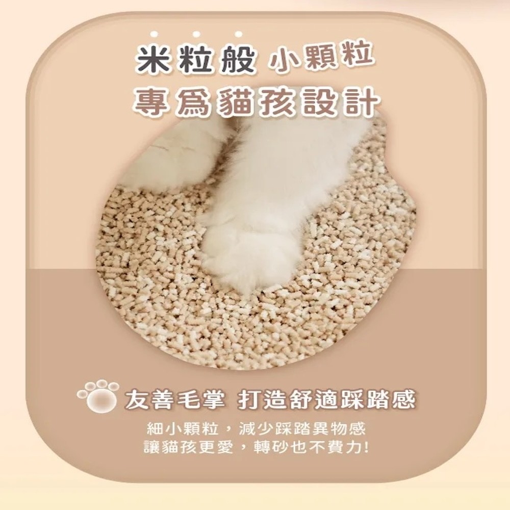 【超凝小姐】 益生菌除臭豆腐砂-米粒型 - 2.7kg-細節圖9