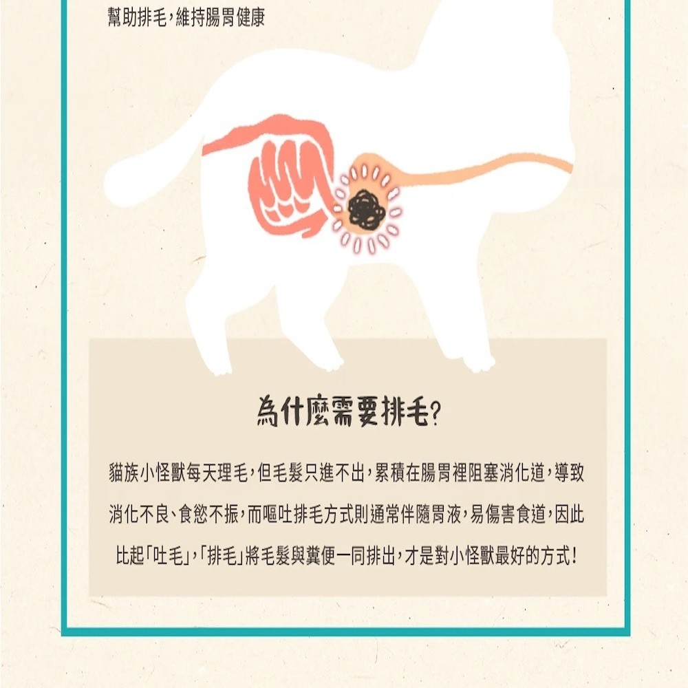 【怪獸部落】益菌排毛粉｜排毛粉-細節圖3