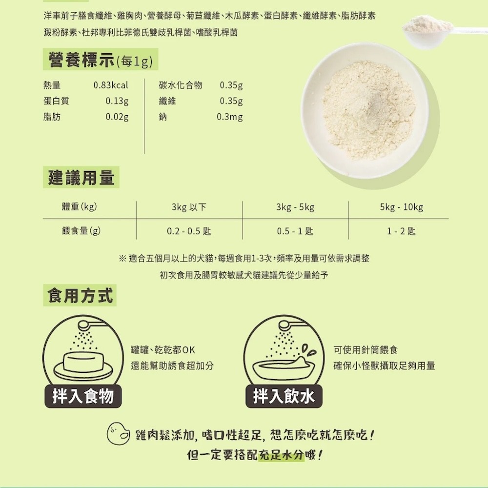 【怪獸部落】益菌排毛粉｜排毛粉-細節圖7
