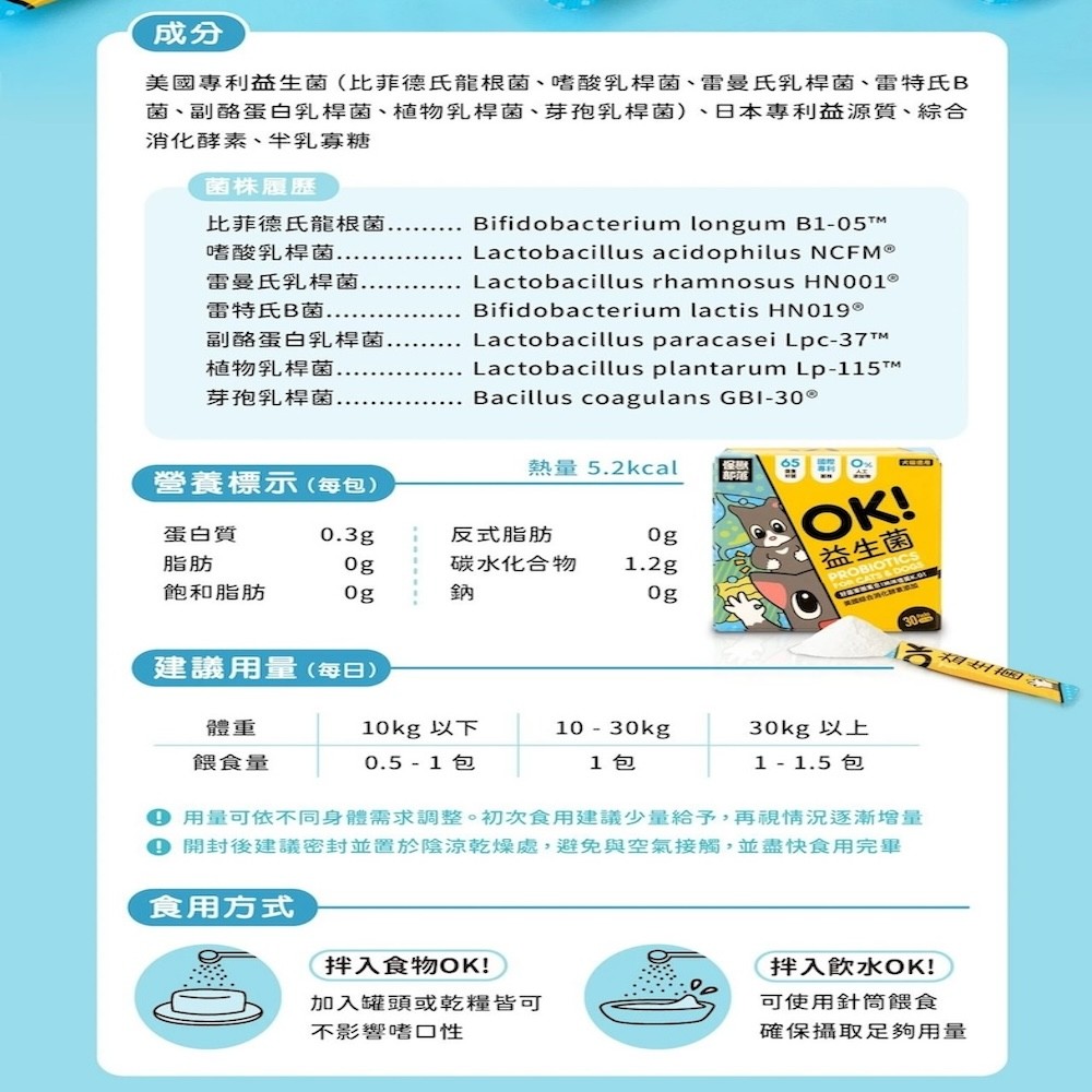 【怪獸部落】OK！系列保健品 - 1.5g*30條/盒-細節圖6