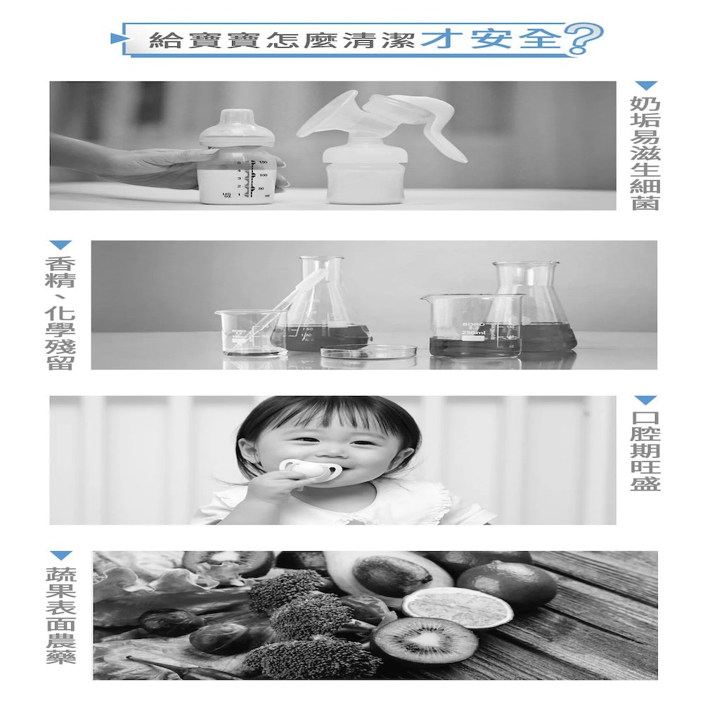 【黃金盾】奶瓶蔬果清潔慕斯 - 500ml-細節圖3