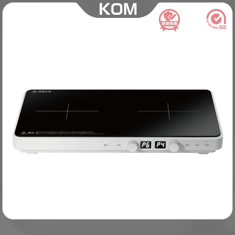 現貨『2024重磅新品！』【KOM】日本免安裝雙口IH電磁爐│隨插即用│露營│室內都方便㊣保固一年㊣-規格圖9