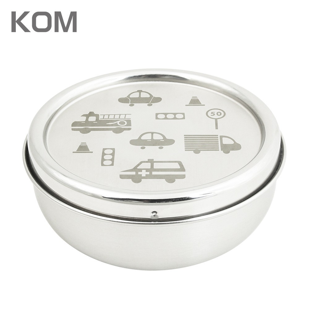 【客製化雷雕】【KOM】316不鏽鋼兒童碗款式可選✤磨砂✤矽膠✤全不鏽鋼✤ 三色碗 兒童碗 隔熱碗  聖誕交換禮物-規格圖8