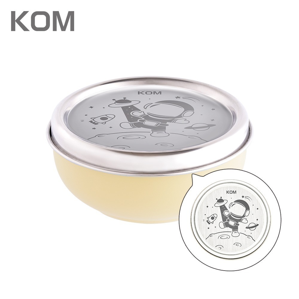 【客製化雷雕】【KOM】316不鏽鋼兒童碗款式可選✤磨砂✤矽膠✤全不鏽鋼✤ 三色碗 兒童碗 隔熱碗  聖誕交換禮物-規格圖8
