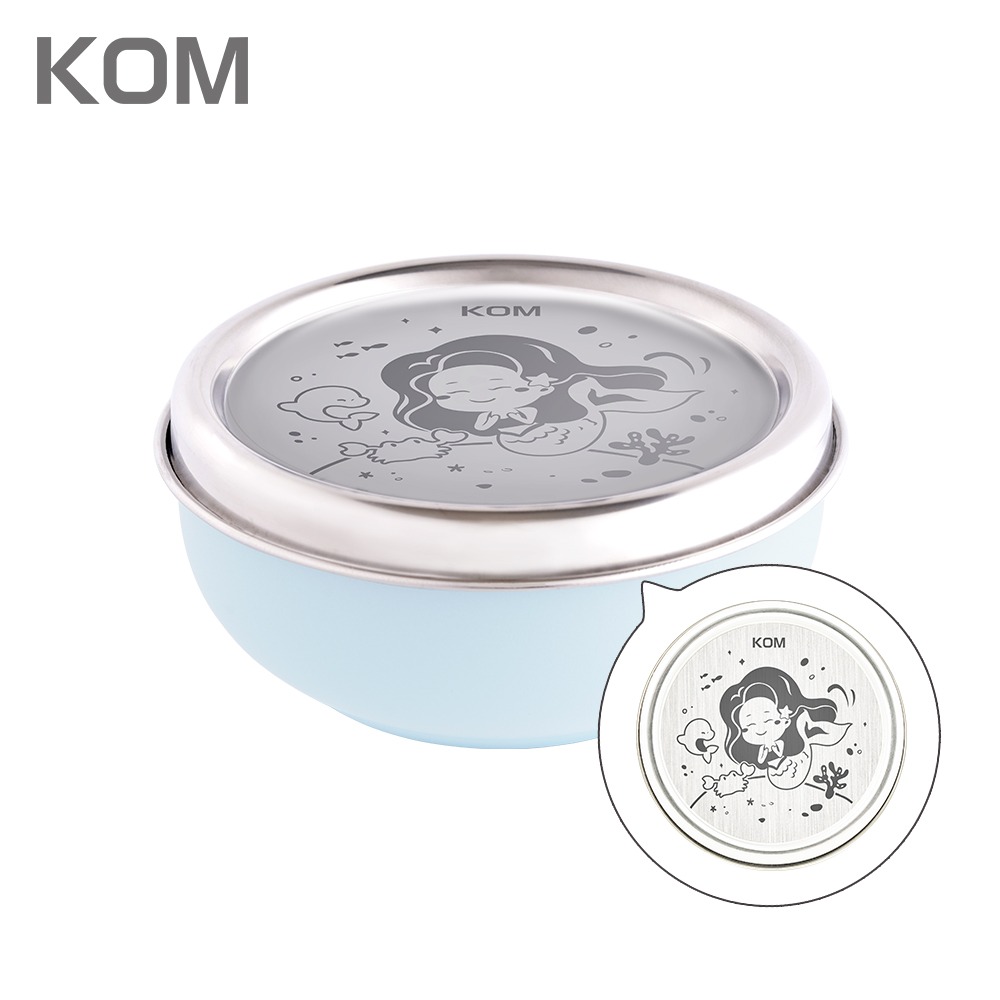【KOM】磨砂316不鏽鋼矽膠兒童隔熱碗 夢想系列 角落 小夥伴 kom 碗 不鏽鋼碗 兒童碗 兒童餐碗 聯名款-規格圖7