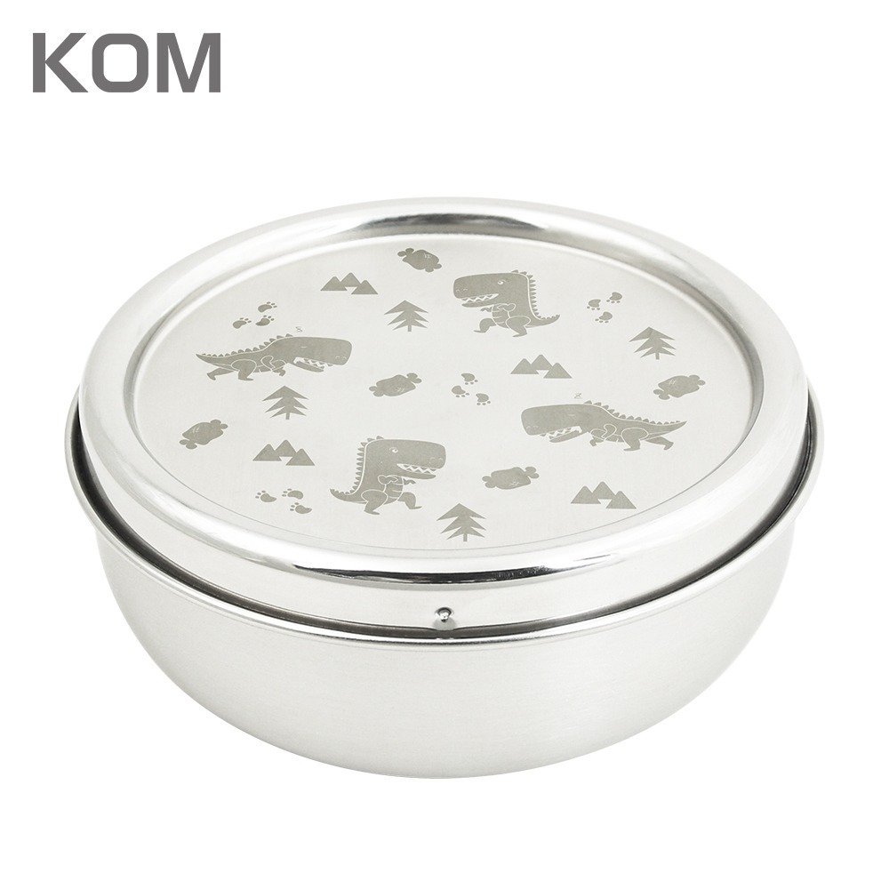 【KOM】316不鏽鋼兒童隔熱碗-(獨角獸/恐龍/汽車)-規格圖7