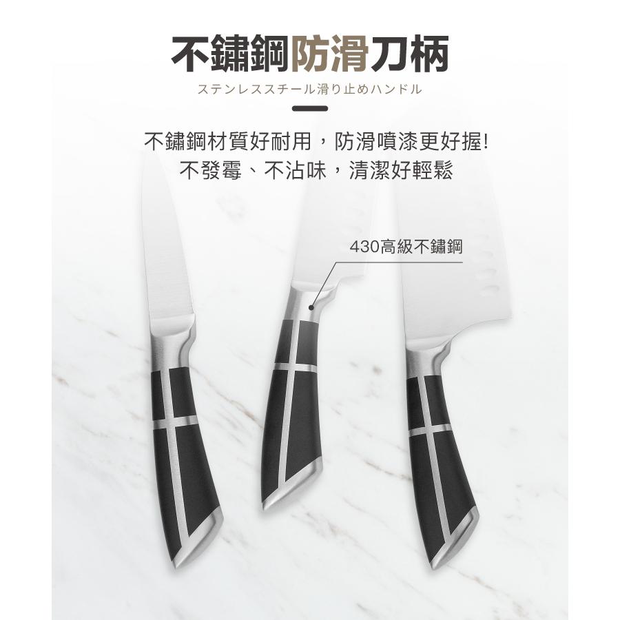 【一鳥】輕量黑崎廚刀三件組│水果刀│三德刀│切片刀-細節圖4