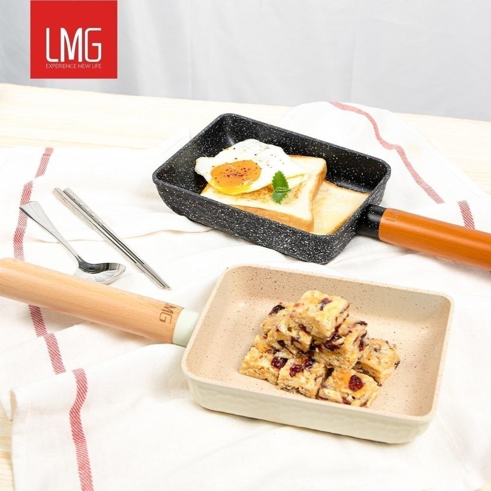 【限時購】【LMG】日式不沾雪藏玉子燒鍋-曜石黑/象牙白-細節圖2