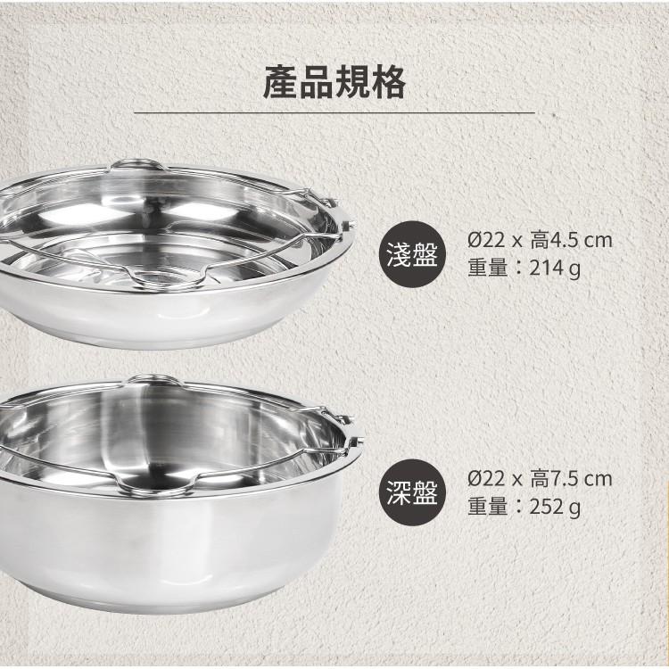 【LMG】電鍋專用配件組-透視/加高不鏽鋼鍋蓋+蒸盤組(深盤+淺盤)-細節圖9