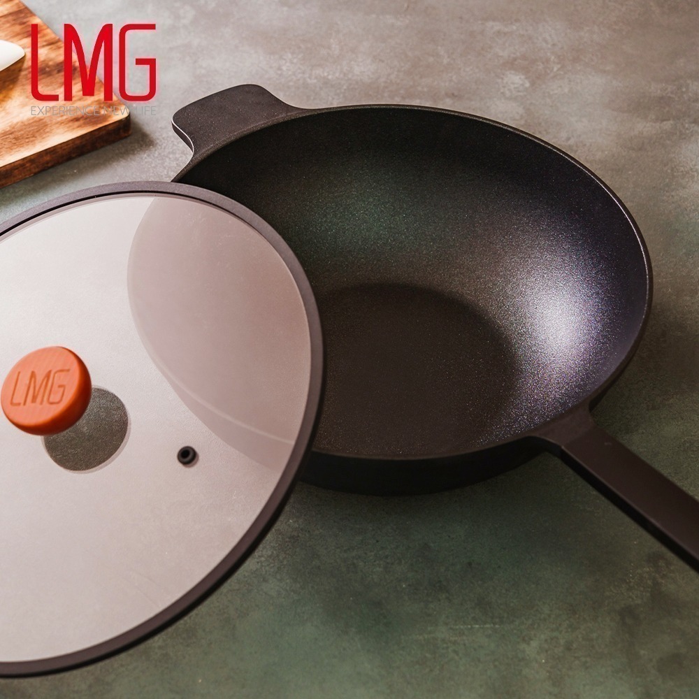 【限時購】【LMG】不沾炒鍋大集合 24cm/26cm/28cm/30cm/32cm-細節圖5