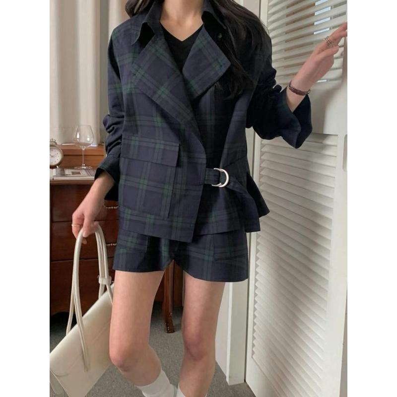 Ðöðöħö 正韓製 兩色 復古學院口袋短裙 日常必備 百搭單品-細節圖5