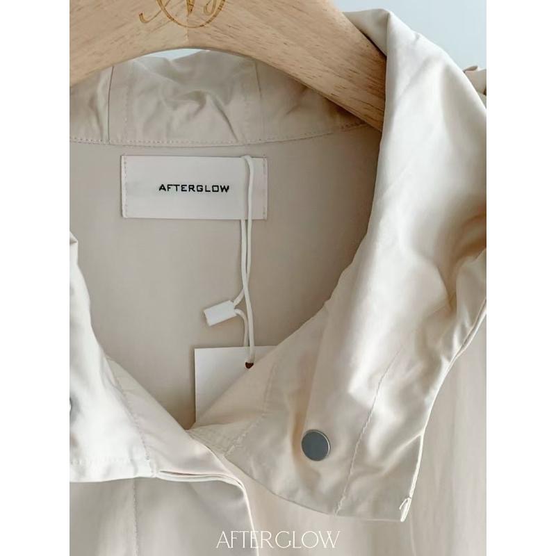 Ðöðöħö 正韓製 兩色 防風抽繩連帽外套 寬鬆版型 通勤穿搭-細節圖3