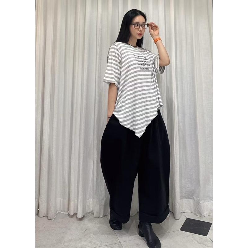 Ðöðöħö 正韓製 三色 純棉寬版休閒燈籠褲 鬆緊腰 大尺碼 修身顯瘦-細節圖9