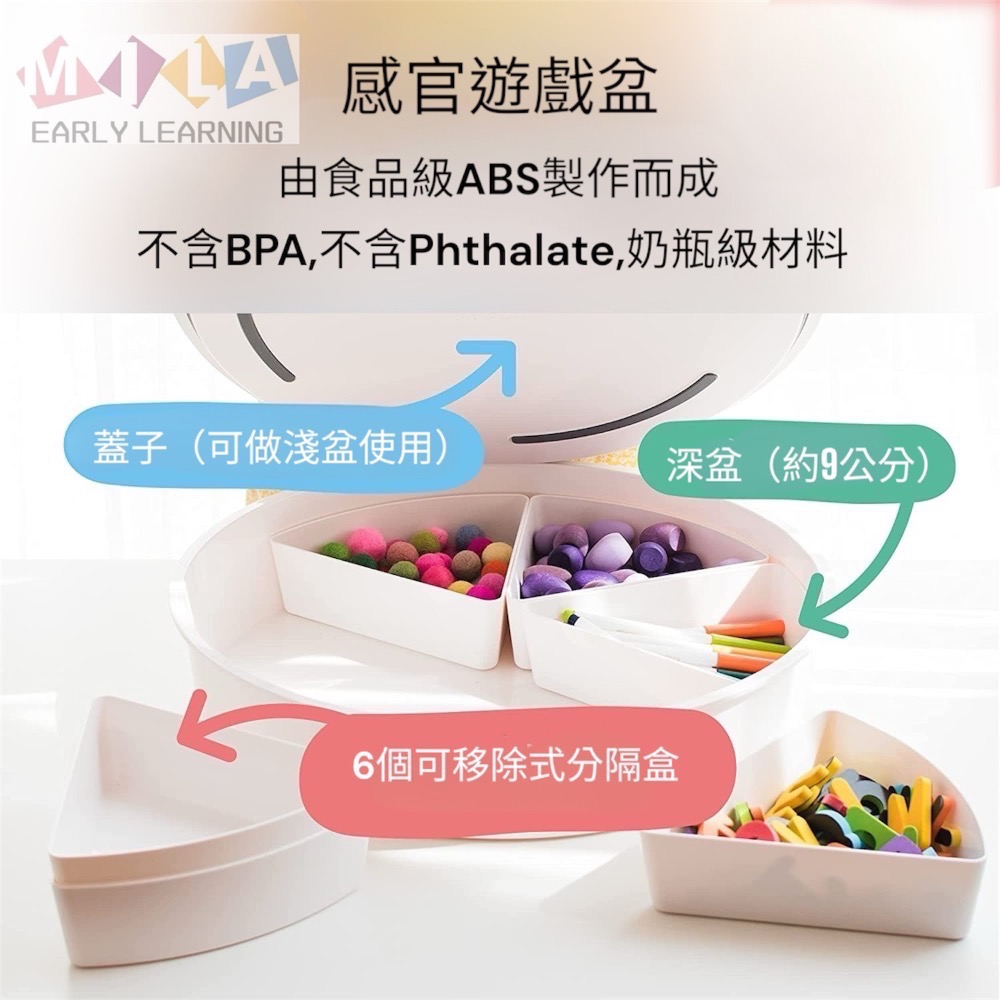 多功能ABS幼教感官盆｜蒙式感官盆｜早教遊戲盆-細節圖6