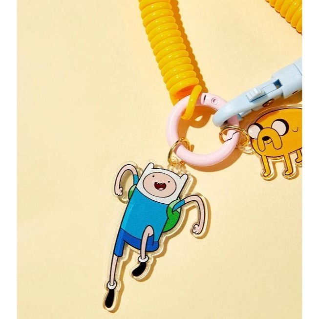 限時特價 探險活寶 阿寶 老皮 嗶莫 卡通吊墜 彈簧繩 鑰匙圈 扣包包裝飾-細節圖4