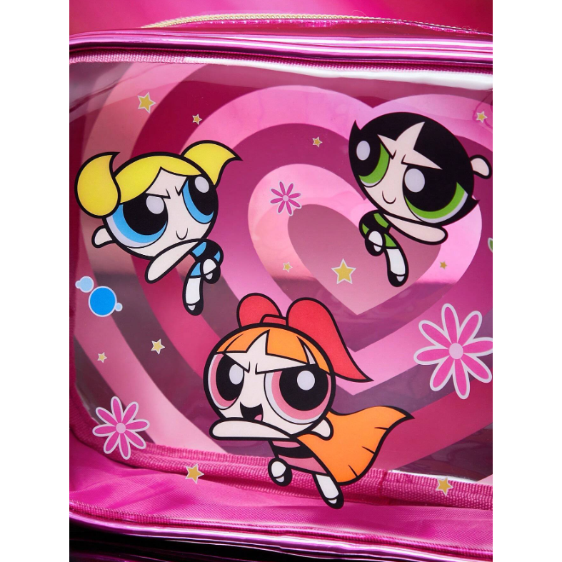 限時特價 Flapper 飛天小女警 花花 毛毛 泡泡 粉色透明化妝包 旅行化妝包 收納小包 彩妝包🔶️任選3件折20-細節圖4