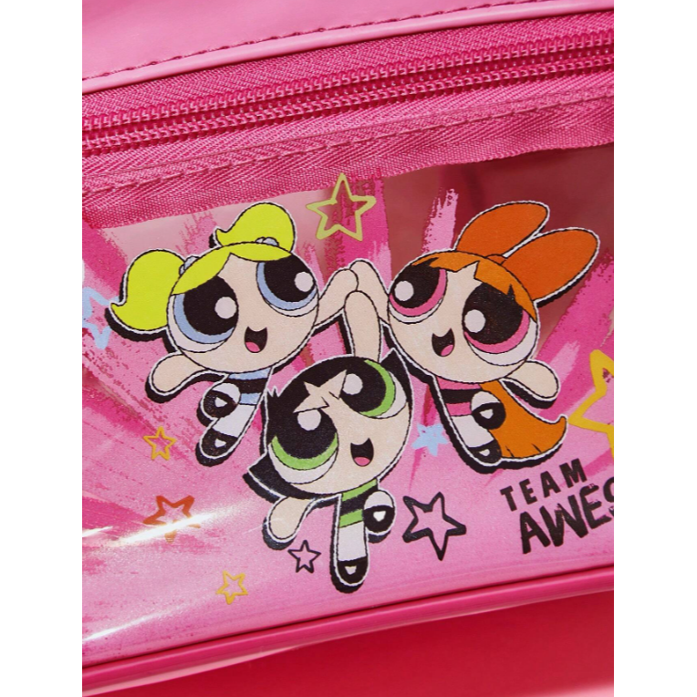 限時特價 Flapper 飛天小女警 花花 毛毛 泡泡 粉色透明化妝包 旅行化妝包 收納小包 彩妝包🔶️任選3件折20-細節圖3