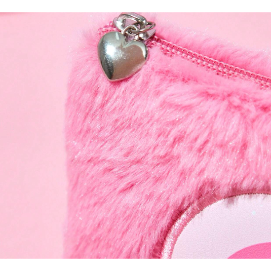 限時特價  Flapper 飛天小女警 花花 毛毛 泡泡 粉色毛絨化妝包 旅行化妝包 收納小包 彩妝包🔶️任選3件折2-細節圖6