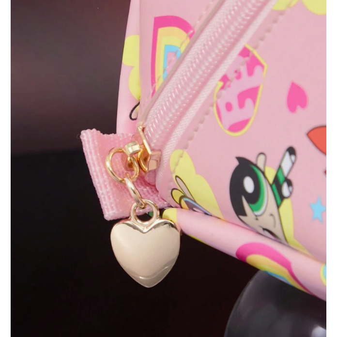 限時特價  Flapper 飛天小女警 花花 毛毛 泡泡 粉色大容量化妝包 旅行化妝包 收納小包 彩妝包🔶️任選3件折-細節圖4