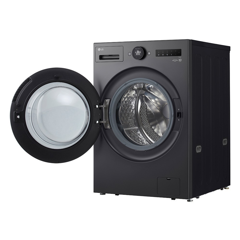 LG 樂金 18公斤 滾筒洗衣機｜夜墨灰｜AI DD™ 蒸洗脫烘 WD-S18NDB (含基本安裝)-細節圖3