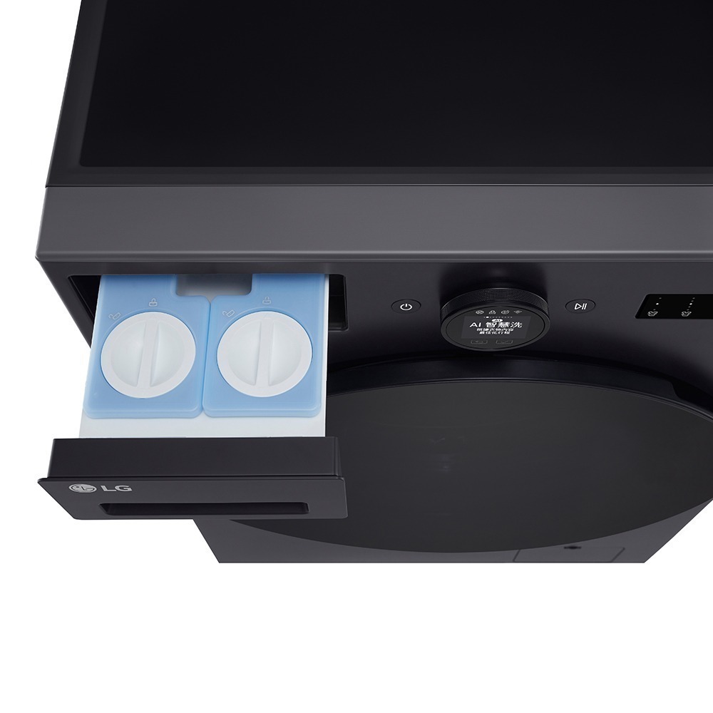 LG 樂金 18公斤 滾筒洗衣機｜夜墨灰｜AI DD™ 蒸洗脫烘 WD-S18NDB (含基本安裝)-細節圖5