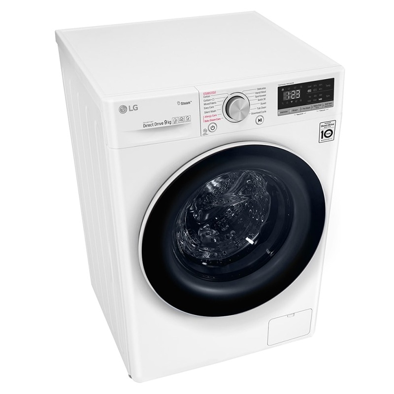LG 樂金 9公斤 滾筒洗衣機｜冰瓷白｜蒸洗脫烘 (洗9+烘6公斤) WD-S90VDW (含基本安裝)-細節圖2