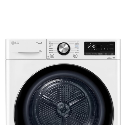 LG 樂金 10公斤 雙迴轉變頻免曬衣乾衣機｜冰瓷白 WR-100VW (含基本安裝)-細節圖4