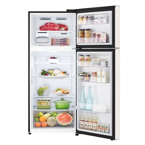 LG 樂金 375公升 智慧變頻雙門冰箱｜香草白 GN-L372BEN (含基本安裝)-細節圖3