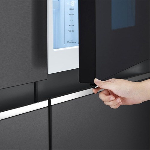 LG 樂金 653公升 InstaView™ 敲敲看門中門對開冰箱｜夜墨黑 GL-QL62MB (含基本安裝)-細節圖7