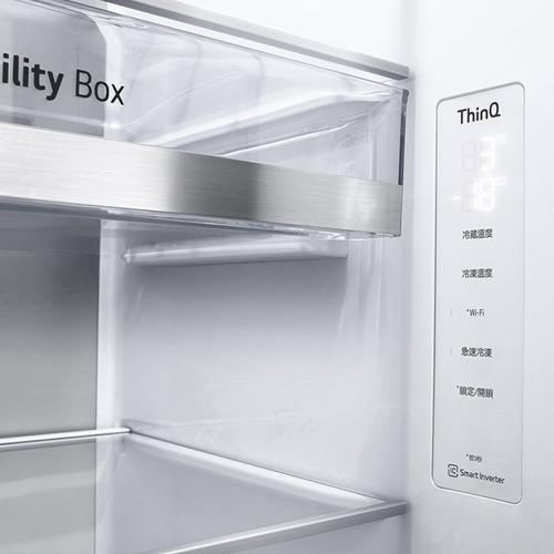 LG 樂金 653公升 InstaView™ 敲敲看門中門對開冰箱｜夜墨黑 GL-QL62MB (含基本安裝)-細節圖8