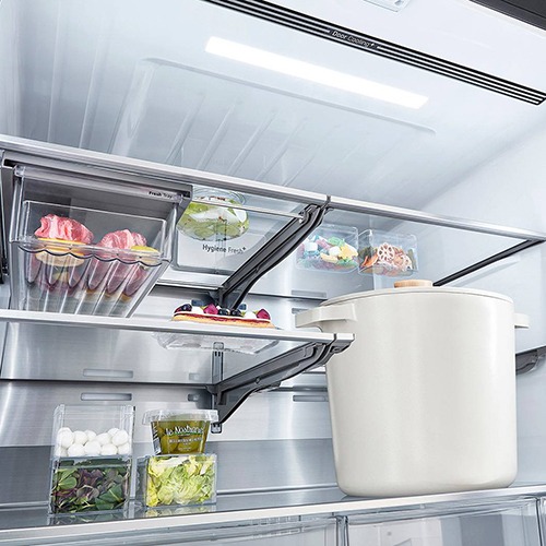 LG 樂金 860公升敲敲看冰球四門冰箱｜綠&銀 GR-QLF87GSP (含基本安裝)-細節圖6