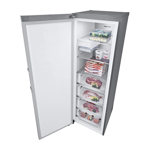 LG 樂金 324公升 智慧變頻單門冰箱｜直立式冷凍櫃｜精緻銀 GR-FL40MS (含基本安裝)-細節圖3