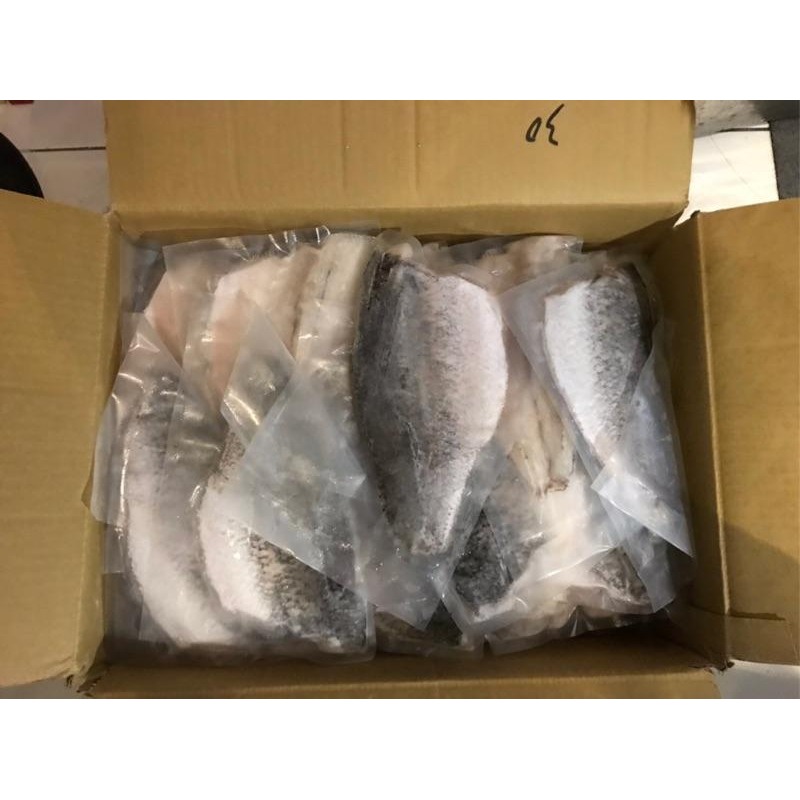 【於晨食食材批發】整箱販售-無刺金目鱸魚片 （300/400克/片）10公斤/箱 紅燒 魚湯 乾煎-細節圖2