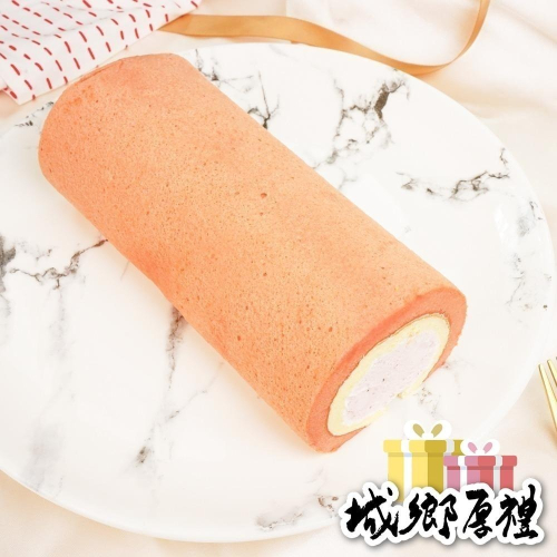 【台灣無奶麩X奇蹟烘焙】草莓雙色米蛋糕捲(蛋素)