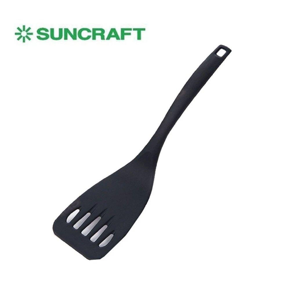 日本【SUNCRAFT】尼龍帶孔鍋鏟-長柄 煎匙 鍋鏟 不沾鍋鏟 戶外露營鍋鏟 耐熱鍋鏟 GF-02B-細節圖3