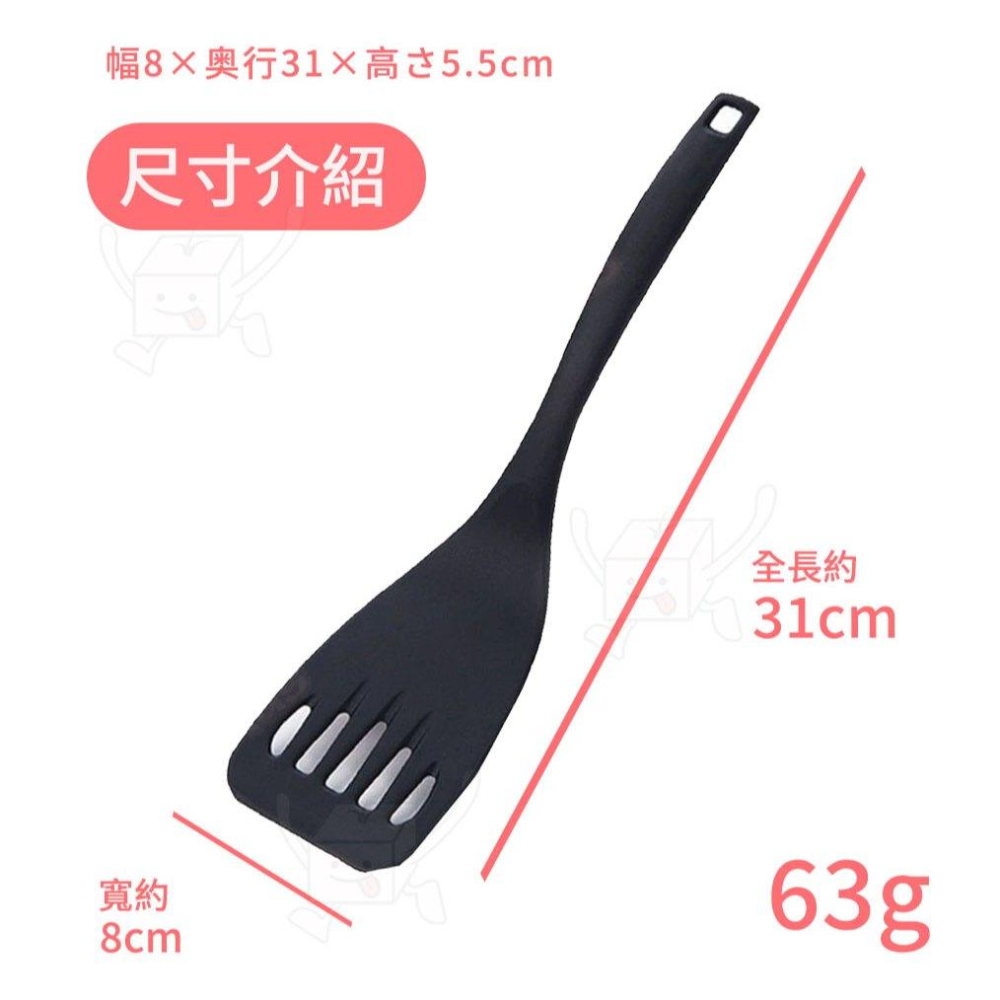 日本【SUNCRAFT】尼龍帶孔鍋鏟-長柄 煎匙 鍋鏟 不沾鍋鏟 戶外露營鍋鏟 耐熱鍋鏟 GF-02B-細節圖5