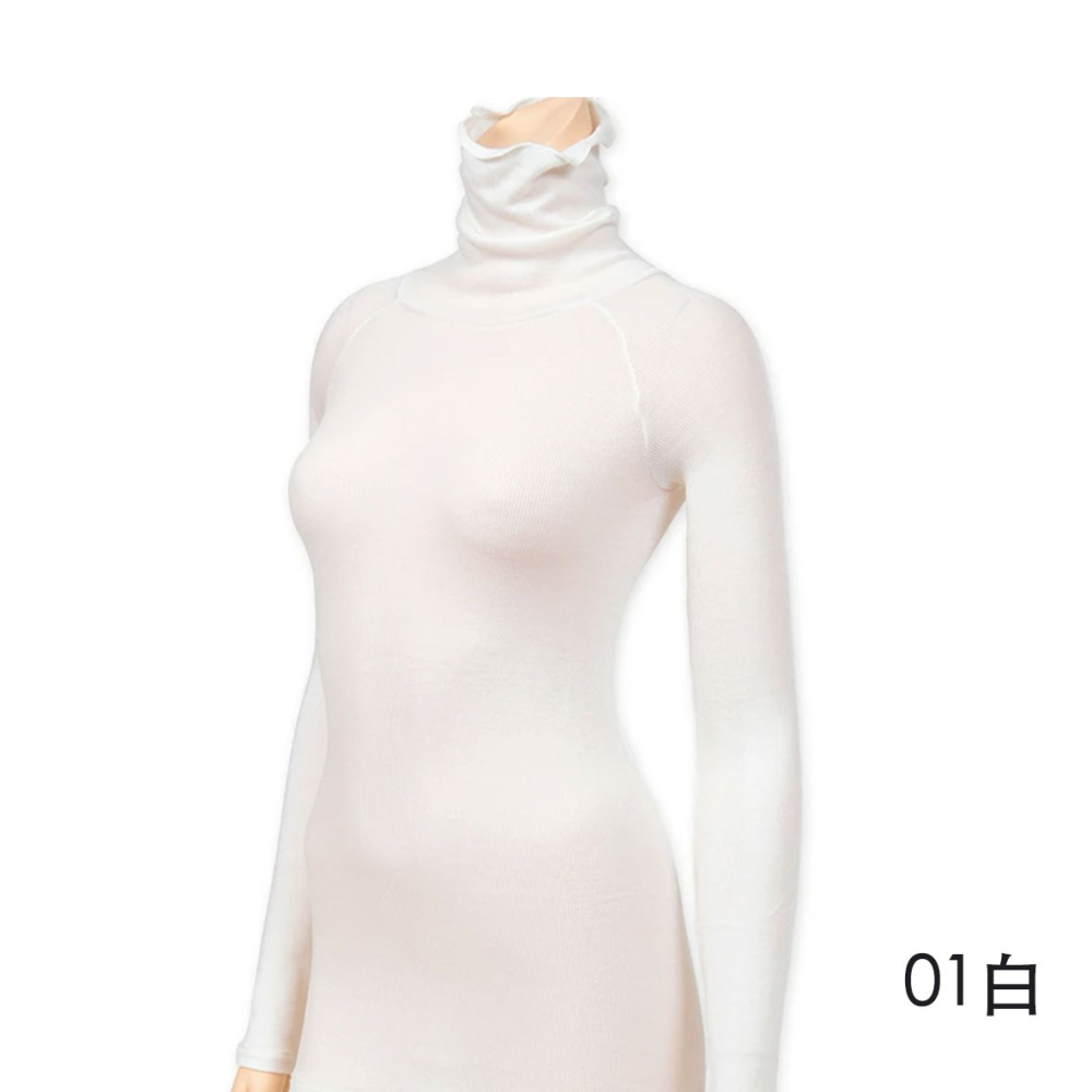 日本製 東洋紡織 EKS 超薄高領發熱衣 吸濕發熱 裏起毛 抗靜電 高領保暖衣 (7073-39) (4色)-細節圖2