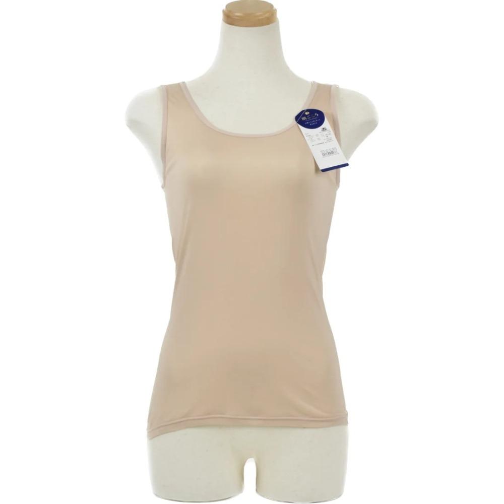 日本製 東洋紡 涼感背心 夏季背心 無袖內搭背心 (無胸墊)吸水速乾特殊材質(3色) Q-max 0.2以上-細節圖6