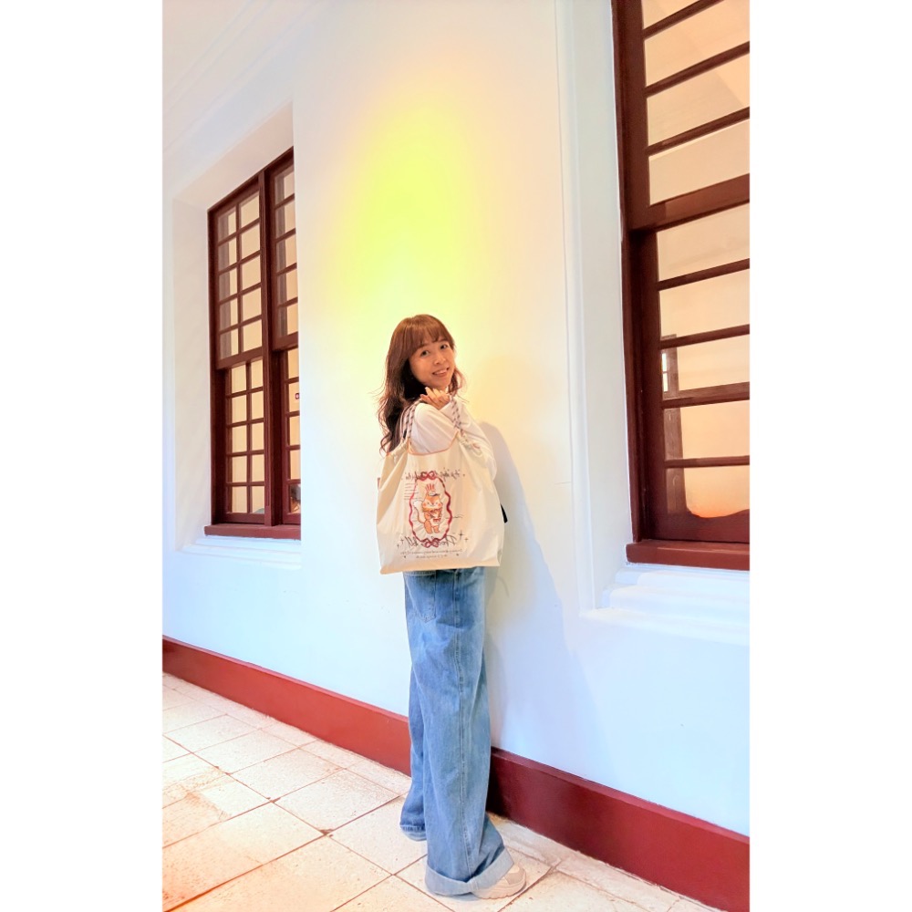 菲比VIP專屬-阿吉馬戲團萬針刺繡購物袋-細節圖9