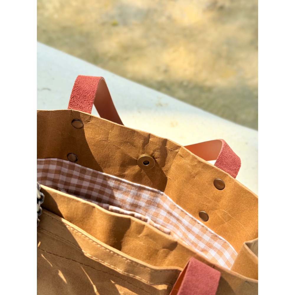 阿吉文青牛皮紙提袋組-細節圖6