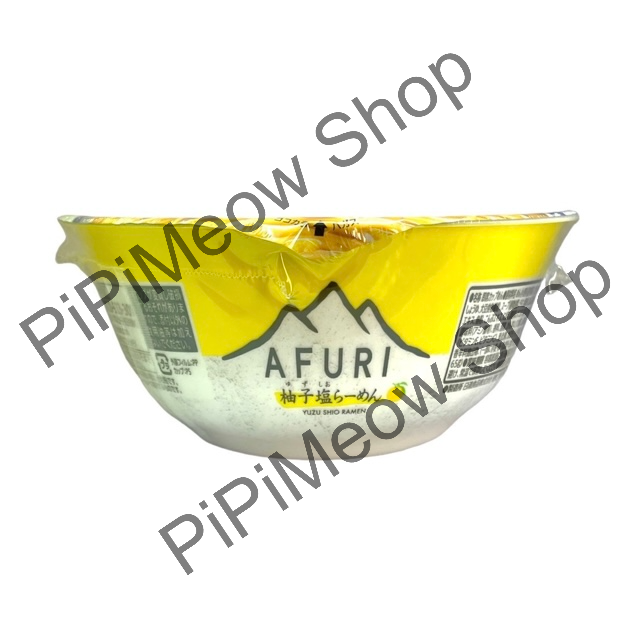 日本境內版 日清NISSHIN AFURI柚子鹽味拉麵 92g-細節圖2