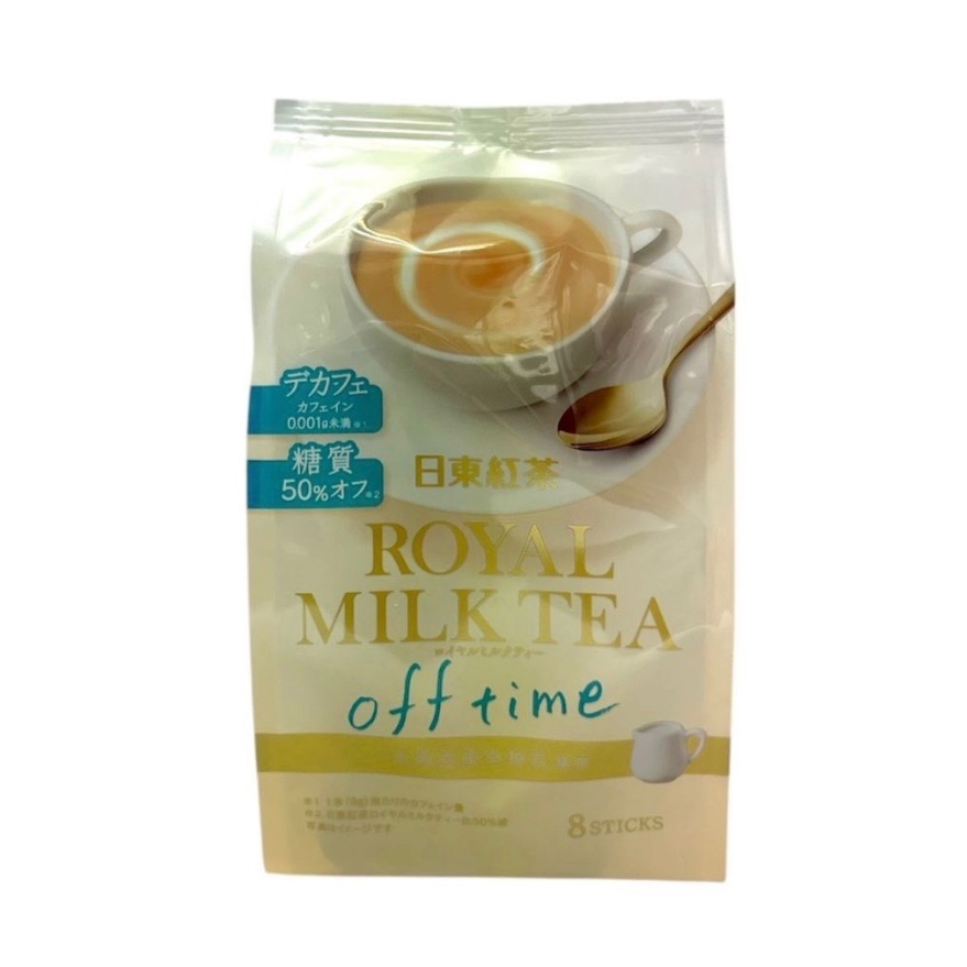日本境內版 日東紅茶 原味/減糖/無咖啡因奶茶/抹茶歐蕾 8包入-規格圖1