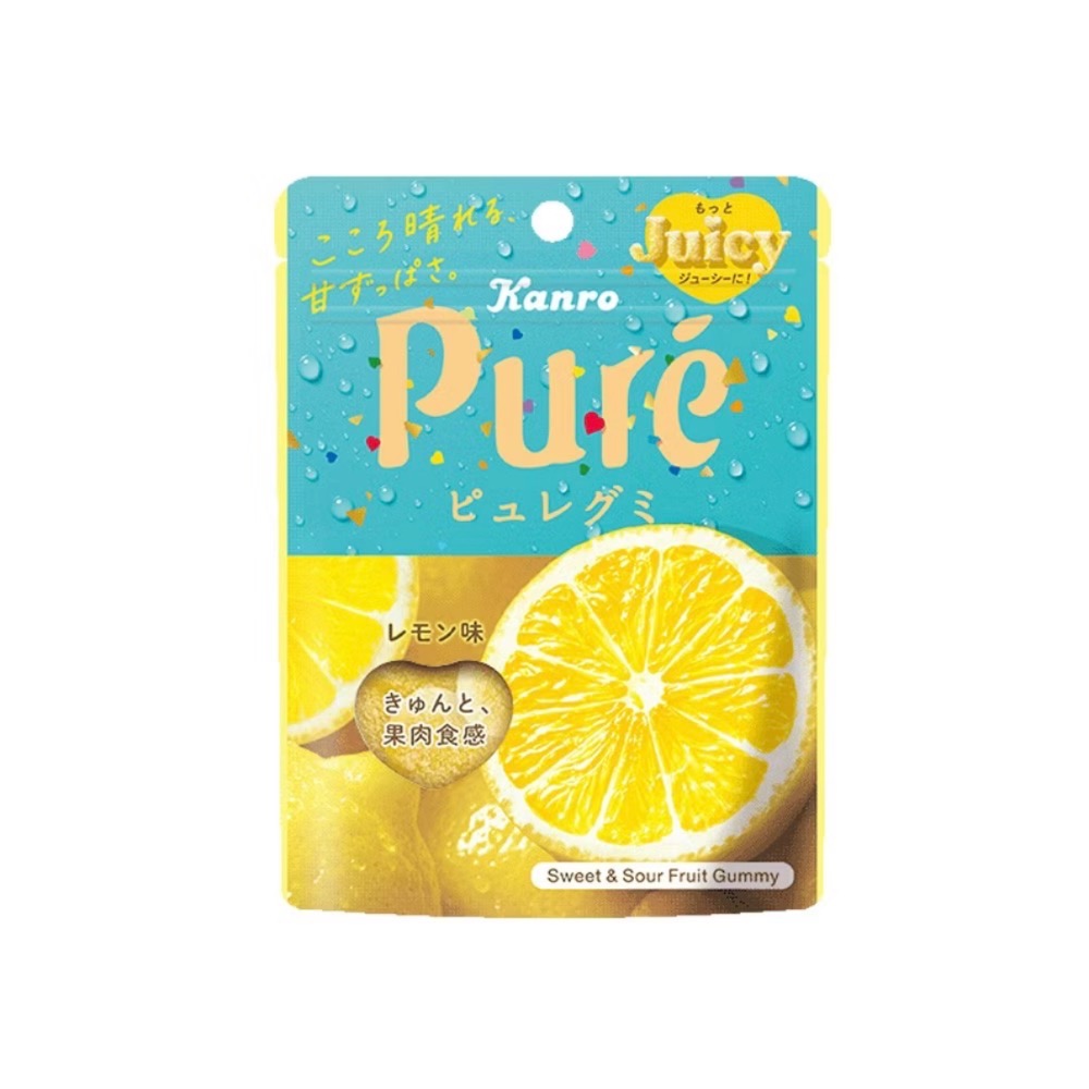 日本境內版 甘露Kanro pure果汁軟糖-規格圖1