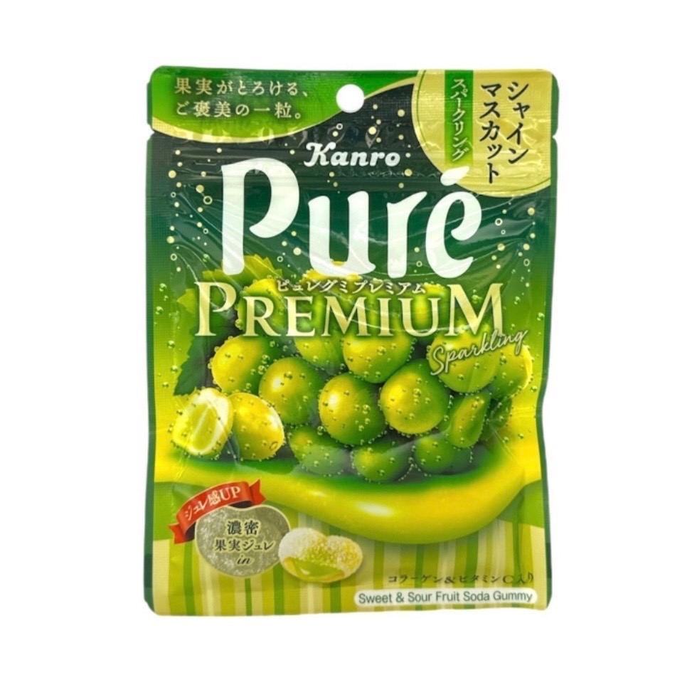 日本境內版 甘露Kanro pure果汁軟糖-規格圖1