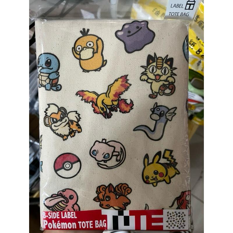 日本境內版 Pokemon center寶可夢帆布袋-細節圖2