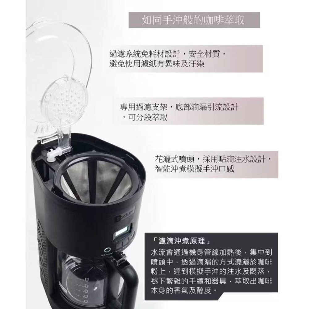 1.5公升美式濾滴咖啡機(花灑注水噴頭)(12人份)-細節圖4
