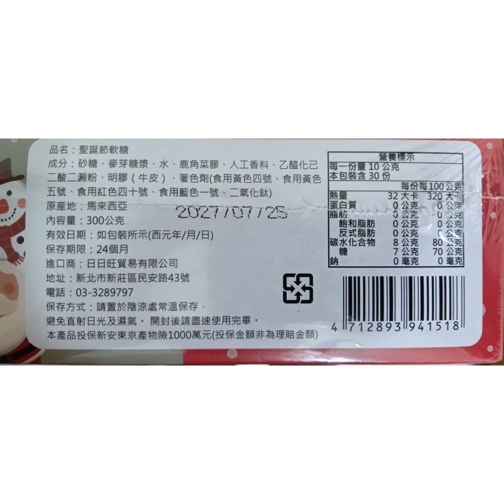 聖誕節系列糖果盒裝(3款)-細節圖2