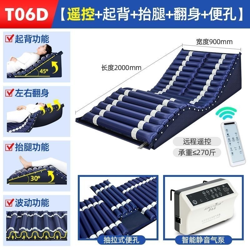 君老樂多功能褥瘡醫療氣墊床(智能遙控、翻、起、抬)-細節圖2